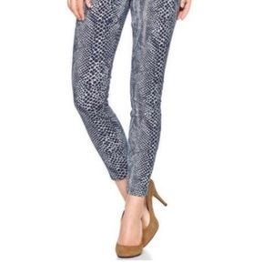 Snake Print Super Skinny ankle pant by Gap